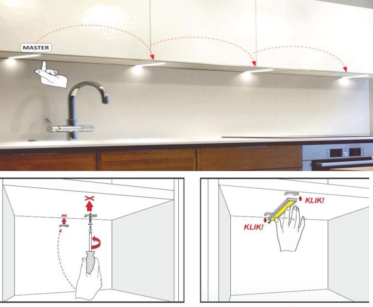 Deboled LED verlichting Led kast opbouw module met schakelaar 4W